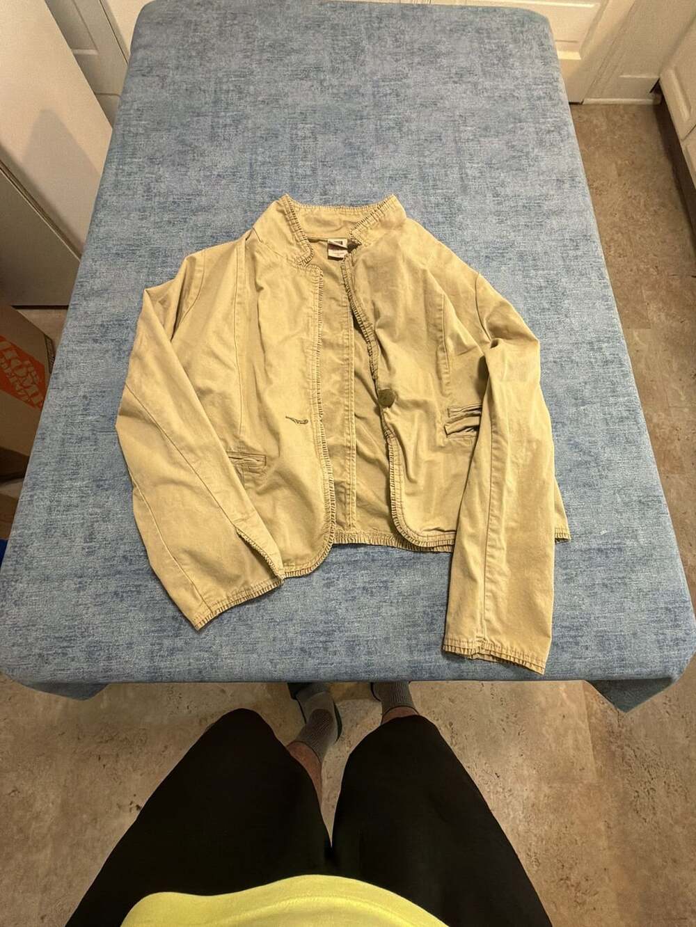 Faded Glory Originals Tan Cotton Utility Jacket Size 18